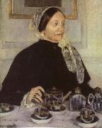 Mary Cassatt, Lady at the Tea Table